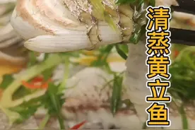 #抖音美食创作人 #家常菜 #清蒸黄脚立 鱼肉又嫩又滑，喜欢的点赞收藏#跟着视频学做菜 #海丰县家味酸菜鱼馆 
