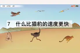 【预习指南】-语文-5上-7 什么比猎豹的速度更快