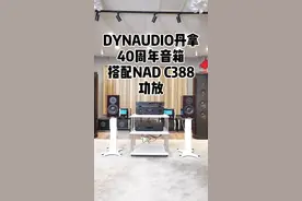 DYNAUDIO丹拿40周年搭配NAD C388功放#沉浸式开箱 #音箱 #功放 #书架箱 #好声音在路上 @抖音广告助手视频封面