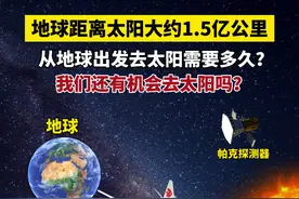 地球距离太阳大约1.5亿公里，从地球出发去太阳需要多久？#天文 #探索宇宙 #探索发现 #地球 #太阳