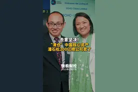 “清仓”中国核心资产，潘石屹200亿把公司卖了！#潘石屹视频封面