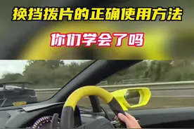 换挡拨片的正确使用方式#每天一个用车知识 #带你懂车 #换挡拨片
