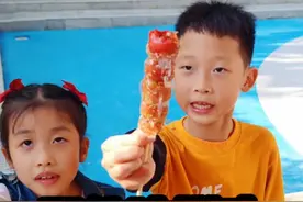 请正确吃带竹签类的食物！都学会了吗？#亲子时光 #儿童教育 