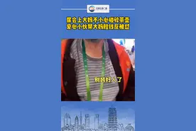 哈尔滨展会上，大妈不小心碰碎茶壶，路人热心帮赔还被老板怼。视频封面