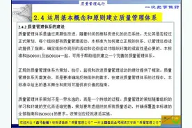 19-2  2.4.2 质量管理体系的建立 ISO9000 质量管理体系视频封面