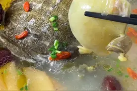 闺蜜好久没见了，煲个乌鸡甲鱼汤给她补补，这款汤老少皆宜，适合身体虚弱贫xue的人#美食趣胃计划 #美食推荐官