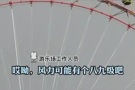 摩天轮座舱在风中翻跟斗，疑似风力太大卡轮被损坏 #好大的风 #爱的魔力转圈圈 #玩的就是心跳 @『可乐』妈咪🍭 视频封面