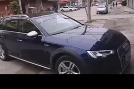 #奥迪A4allroad 进口奥迪A4L旅行版原车轮毂升级改色拉丝效果