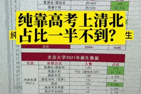 原来，纯靠高考分数进入清华北大的占比连一半都不到啊！视频封面
