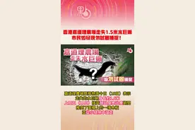 香港嘉道理农场走失1.5米水巨蜥，呼吁市民如发现切勿捕捉！#香港 #神奇动物在抖音 #热点新闻事件视频封面