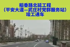#平顶山 稻香路北延工程（平安大道—武庄村党群综合服务站）完成面层铺设和标线施划，正式竣工通车视频封面
