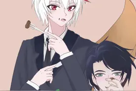 守约和铠的烛光晚餐 #二次元原创 #充能计划动漫 #轻漫计划 #铠约 铠 #百里守约 #cp视频封面