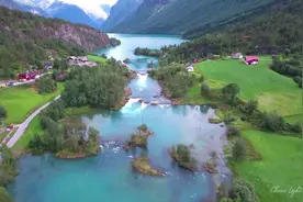 高清航拍-北欧国家挪威（1）#带你看世界 #旅行 #风景 #山水如画