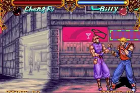 双截龙酒鬼花式连技#怀旧游戏