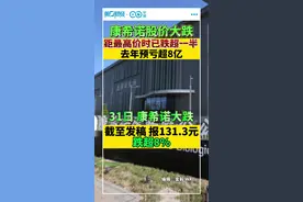 #康希诺今日大跌 去年预亏超8亿视频封面