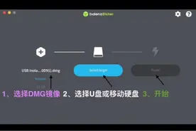 macOS系统制作U盘镜像写入工具balenaEtcher步骤第一步：首先准备一个U盘要求8G(macOS Catalina 10.15.x及以上要求16G)或以上的空U盘，有资料会被格式化  第二步：下载并安装balenaEtcher  第三步：下载macOS引导镜像  第四步：按照以下教程，制作启动安装U盘，完成后直接拔掉U盘.