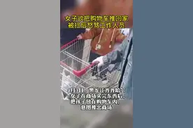 工作人员阻拦女子将购物车推回家，女子恼怒报警：有人劫持孩子！视频封面