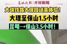 #大瑞铁路大保段试乘体验 ~大理至保山1.5小时，昆明至保山3.5小时！视频封面