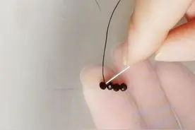 手工珠绣针法教程#手工 #刺绣 #我要上热门 #抖音小助手 #抖音 @抖音短视频