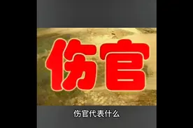 伤官代表什么#国学智慧 #知识分享 #智慧人生 #易学 #易学智慧