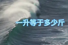 #图文伙伴计划 一升等于多少斤？你们知道吗？#生活小常识视频封面
