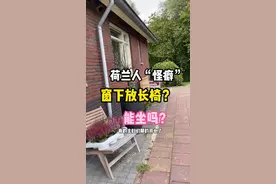 荷兰人“怪癖”习惯在窗下放公园长椅？到底能坐嘛？@DOU+小助手 @小秦嫂有话说 #海外生活日记 #旅行大玩家视频封面