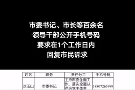 湖北利川市委书记、市长等百余名领导干部手机号码对外公开，要求在1个工作日内回复市民诉求#湖北视频封面
