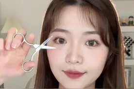 自己在家动手剪胎毛刘海，修饰脸型满分～#胎毛刘海