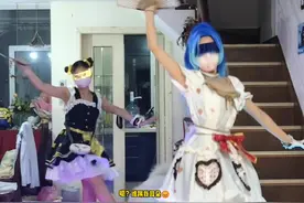 真人版吃鸡舞蹈和平精英火箭少女来啦‼️今天和浪漫波比给大家跳个扇子舞，还有抹布大王😅😅@拆迁队队长 #大源哥 #寄明月舞蹈 #和平精英 #吃鸡舞蹈秀 #绝地求生 视频封面