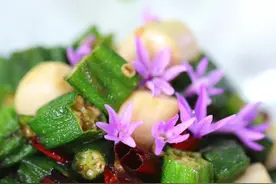 秋葵鲜贝这道菜让你爱上了秋葵#doudream创作者计划#美食趣胃计