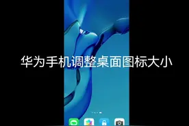 华为手机调整桌面图标大小#手机 #华为手机 #教程 #华为视频封面