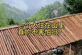 一个人住在山里，真的不害怕吗？ 一个人，心中无鬼，坦坦荡荡，有什么好害怕的呢？#山居生活 #生活感悟 #开悟人生视频封面