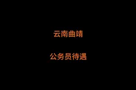 云南曲靖公务员待遇，仅供参考！#公务员待遇 #公务员备考视频封面