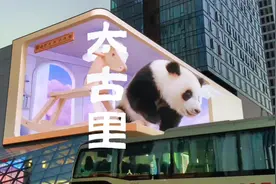 成都网红打卡地标——太古里裸眼3D屏幕。地址：春熙路地铁A口