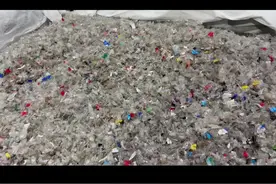 最近矿泉水瓶行情不太稳定，现在干粉带盖3A到厂价4700一吨。#塑料加工 #塑料回收 #再生资源 #塑料破碎视频封面