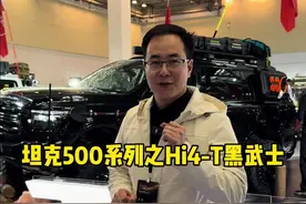 苏州GT SHOW坦克500Hi4-T黑武士版本，你喜欢吗？ #坦克500#新越野新潮向 #越野改装看坦克 #坦克500hi4t