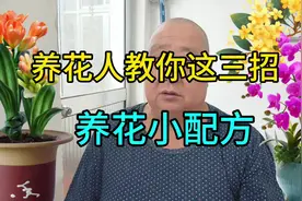 养花人教你这三招养花小配方#养花知识分享 #种植小技巧