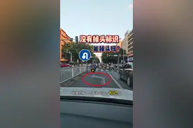 左转车道没有掉头标识，能不能掉头？新手上路要明白 #每天一个用车知识