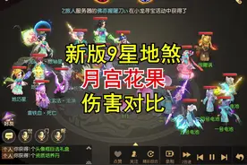新版9星地煞月宫花果伤害对比！ #梦幻西游手游