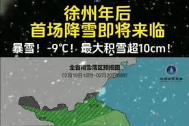 徐州年后首场降雪即将来临#徐州 #同城发现 #降温 #今日雨水 #暴雪