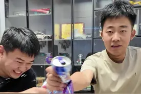 强爽初体验，确实很强 这玩意你们能喝几瓶？#日常vlog #强爽8度 #未成年人禁止饮酒