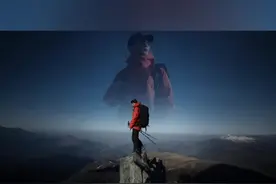 法天象地登山照双重曝光教程来了～宝宝们快学起来 #醒图 #醒图创作者 #万物皆可双重曝光 #双重曝光 #修图