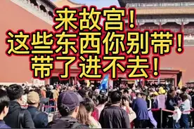 故宫带了这些东西不让进！！ 故宫寄存指南，带了这些东西不让进！还得重新排队！！#北京旅游攻略 #故宫#五一旅行指南 #北京故宫