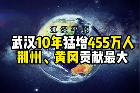 武汉10年猛增455万人口，荆州、黄冈贡献最大～你们怎么看？#潜江视频封面