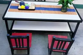 用方管焊接制作的茶桌，非常实用的桌子 #手工 #焊接 #制作过程 #乡村二波 #威克士