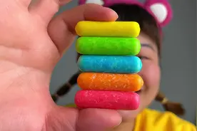 彩色的棍棍泡泡糖#美食 #零食 #糖果 #零食推荐 #童年记忆小零食视频封面