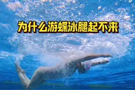 为什么蝶泳游不快？ 因为你的腿，掉在后面了。学好这个技巧，蝶泳游的轻松。#游泳 #蝶泳 #蝶泳技巧视频封面