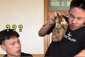 当我和我哥吃饭时！