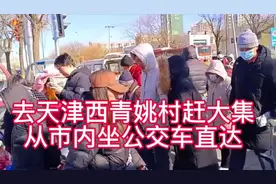 从天津市内乘坐公交车🚌到西青姚村赶大集方便快捷视频封面