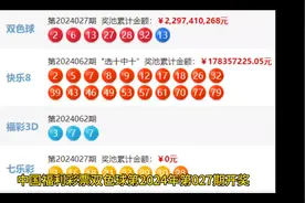 福彩双色球0204027开奖结果#中国福彩 #福彩开奖结果 #一夜暴富